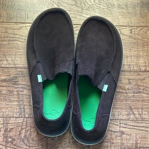 Sanuk Suede Vagabond slide-on